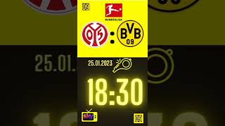 Bundesliga Mainz 05 Gegen Borussia Dortmund In Mainz 25.01.2023