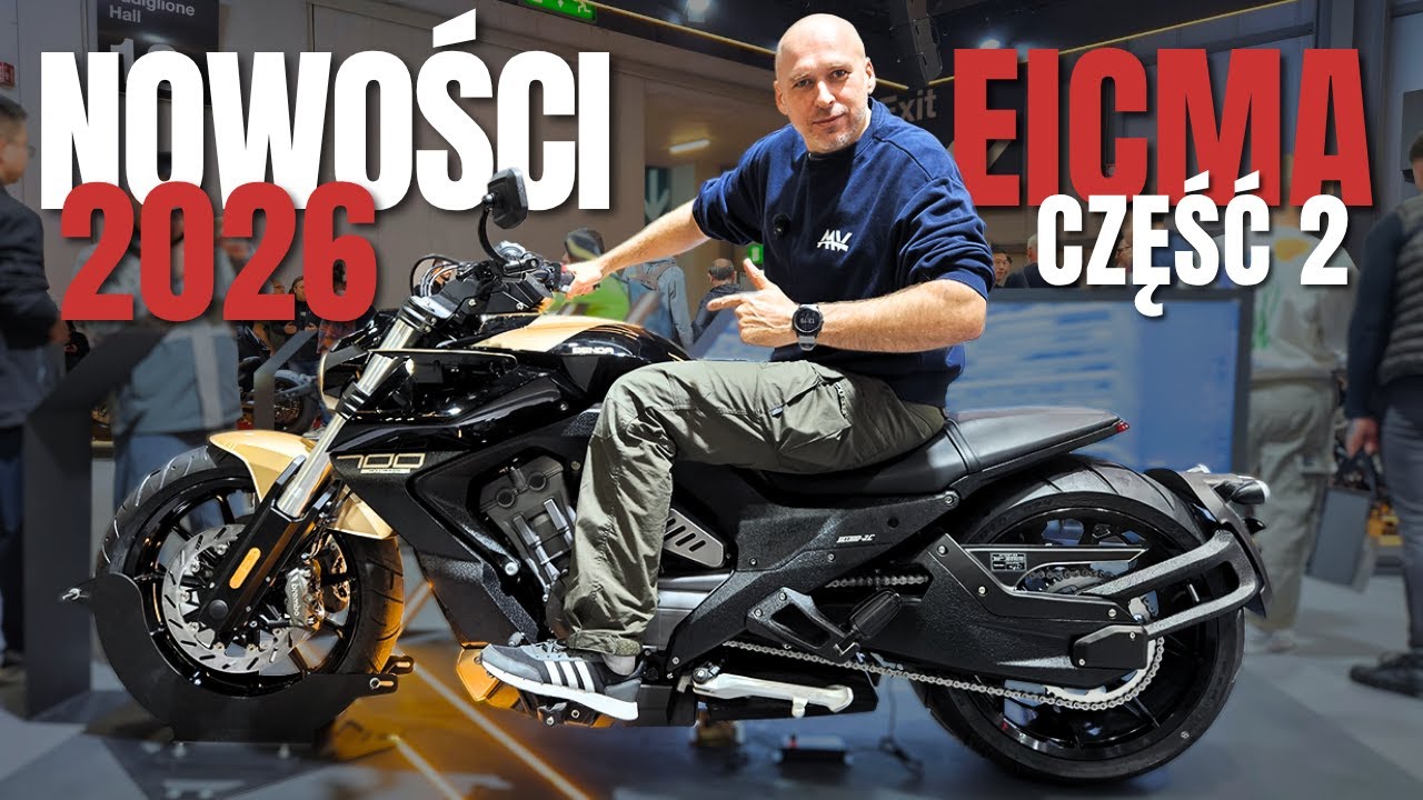 Kolejne motocyklowe nowości na rok 2026 targów EICMA 2025. Relacja na gorąco prosto z Mediolanu CZ.2