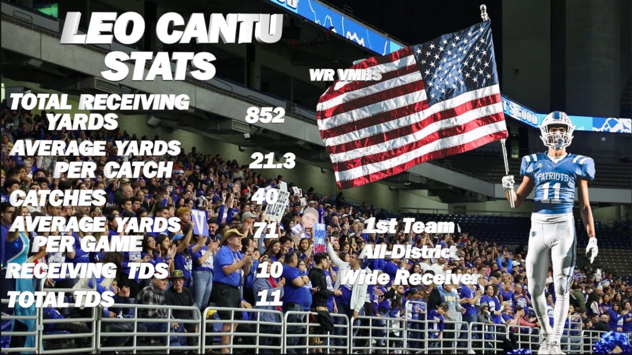 Leo Cantu WR/QB Senior Season Highlights (Mission Veterans Memorial