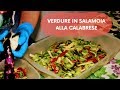 CONSERVA VERDURE IN SALAMOIA ALLA CALABRESE (MELANZANE, PEPERONI E POMODORI VERDI) | RICETTA FACILE