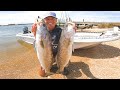 Micro Skiff Fishing EPIC GIANT SPECKLED TROUT BITE - Catch and Cook