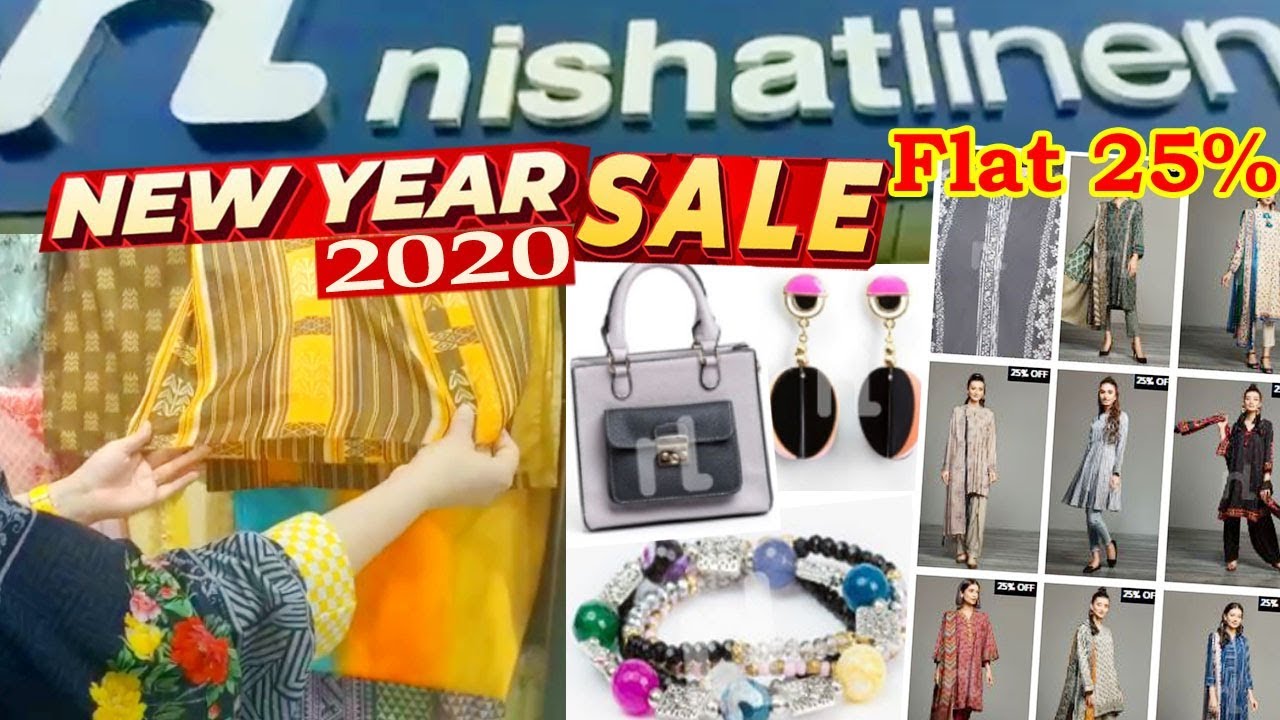 Nishat Linen NEW Year 2020 SALE 25 off Online Shopping Haul YouTube