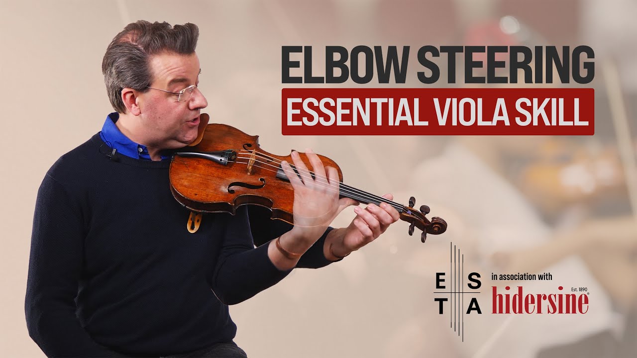 Ver ELBOW STEERING: Essential Skill to Improve Finger Positioning & Reduce Pain | Viola Techniques en YouTube Ver ELBOW STEERING: Essential Skill to Improve Finger Positioning & Reduce Pain | Viola Techniques en YouTube