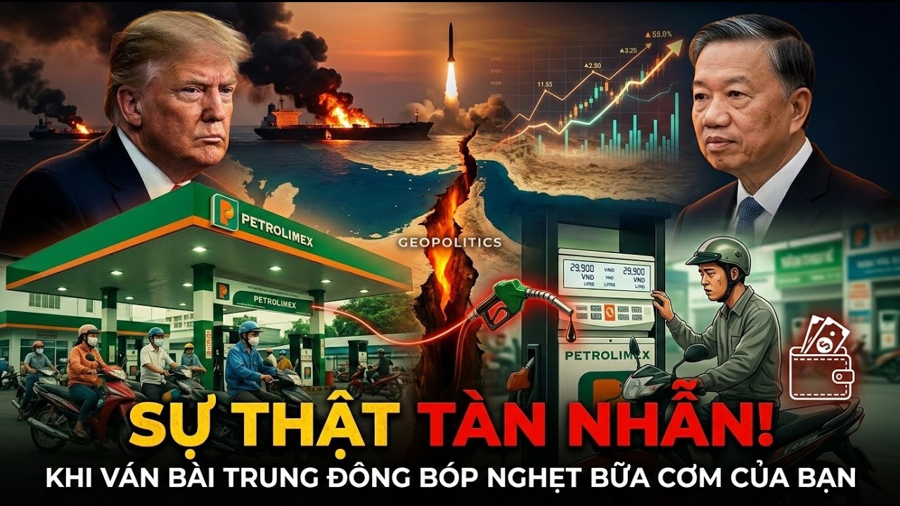 Giá Xăng Tăng 7.000Đ: Bóc Trần Ván Bài Trung Đông Bóp Nghẹt Bữa Cơm Của Bạn!