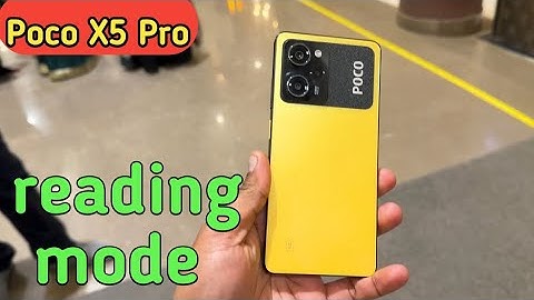 How To Reading Mode Setting In Poco X5 Pro,How To Enable Reading Mode In Poco X5 Pro,