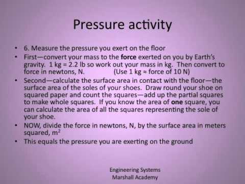 Dec 2 Eng Systems HOVERCRAFT Friction Pressure Thrust activities