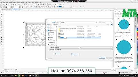 Cách đơn giản để chuyển từ đuôi Corel sang Dxf