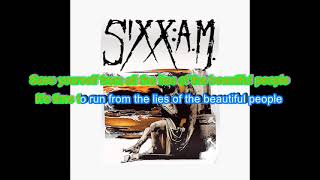 Lies Of The Beautiful People Sixx Am Karaoke
