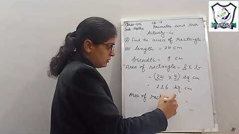 BRGS/ Class-4/ Maths/ Chapter-13/ Perimeter and Area/ Part-2