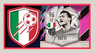 ITALY GOALS Francesco Totti SBC MAD FUT 21 ️ Objectives [11/12] MADFUT ICON 96 TOTTI