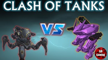 War Robots - Fenrir VS Invader - Clash Of Tanks!!! #1