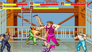 Final Fight Arcade (30th Anniversary Edition) 3 players 1cc no death difficulty Hardest level 08/04