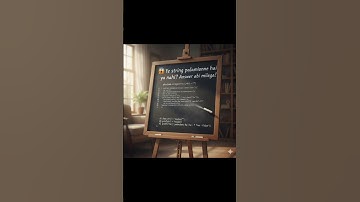 Palindrome String in C 🔥 | Interview Question