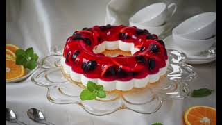 Želė torto receptas | Sluoksniuotas želė tortas | Želė tortas su grietinėle  ir vaisiais | Jelly cake - YouTube