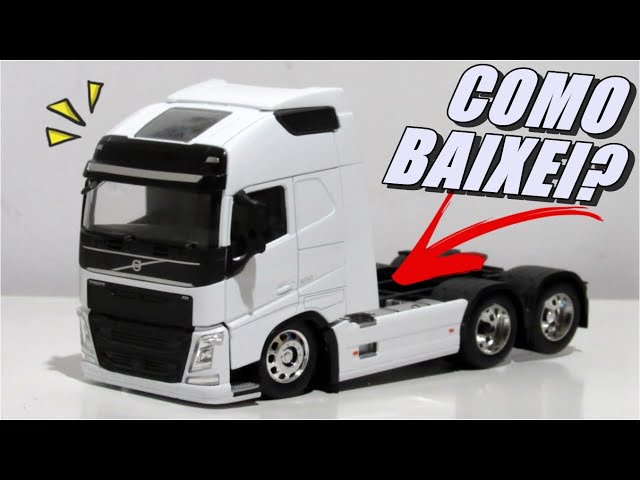 Como rebaixar a miniatura de caminhão Volvo VM - Charmosa Miniaturas 