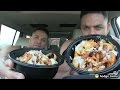 Eating Arby's Loaded Curly Fries | Food Review | @hodgetwins