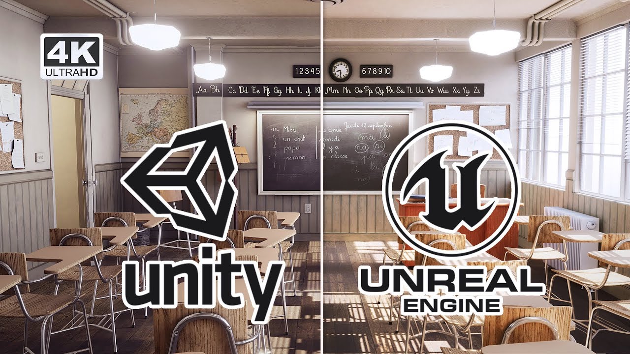 Unity and Unreal : Blender Lighting Demo -