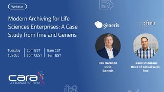 fme Life Sciences | Modern Archiving for Life Sciences Enterprises Webinar Recording