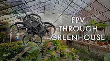 FPV Drone Flight through a Beautiful Greenhouse & Garden Center | BetaFPV Pavo Pico | Cinewhoop