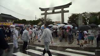 20170917 115やわたんまち鶴ケ谷八幡宮の一の鳥居まで止まらない六軒町