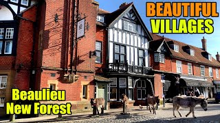 Most Beautiful Villages in England 2023  Beaulieu, New Forest Hampshire