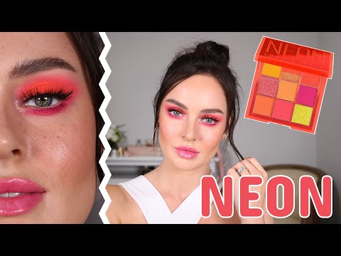 Jumping on the NEON bandwagon: Huda Beauty Neon Obsessions Orange Palette \\ Chloe Morello