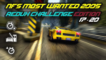 NFS MW 2005 - REDUX Challenge Series - Stage (17-20) // 4k60FPS