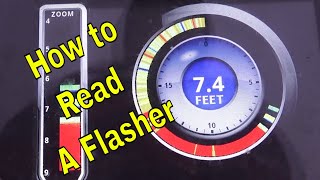How to use a flasher, How to read a Flasher for Ice Fishing!!