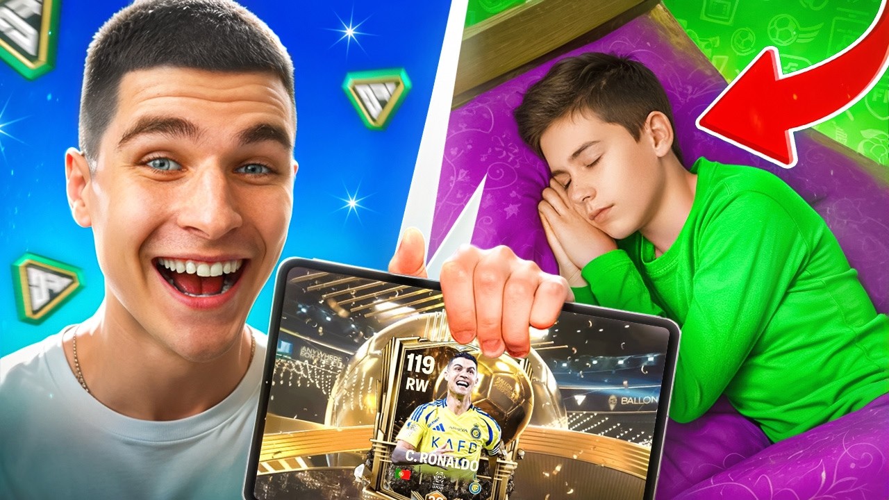 Прокачал ПОДПИСЧИКА ночью в FC Mobile!! Проснулся с ЛУЧШИМ СОСТАВОМ