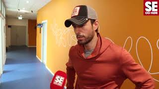 Enrique Iglesias backstage interview for Se og Hør, 2018.