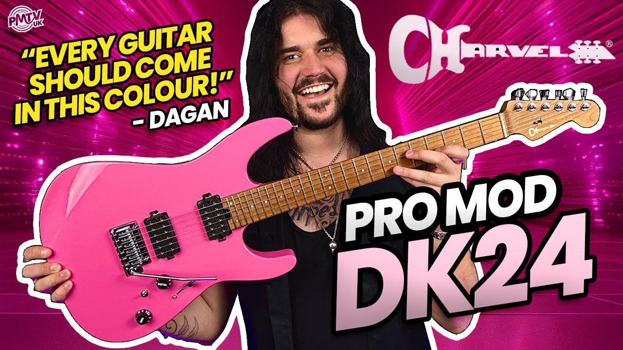 Pink Guitars Shred Faster, FACT! - Charvel Pro Mod DK24, Bubblegum