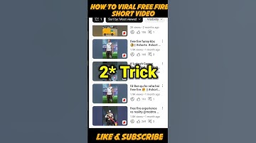 Free Fire Short Video Viral Kese Kare || How To Viral Free Fire Short Video #shorts #freefireshorts