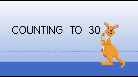 Counting to 30