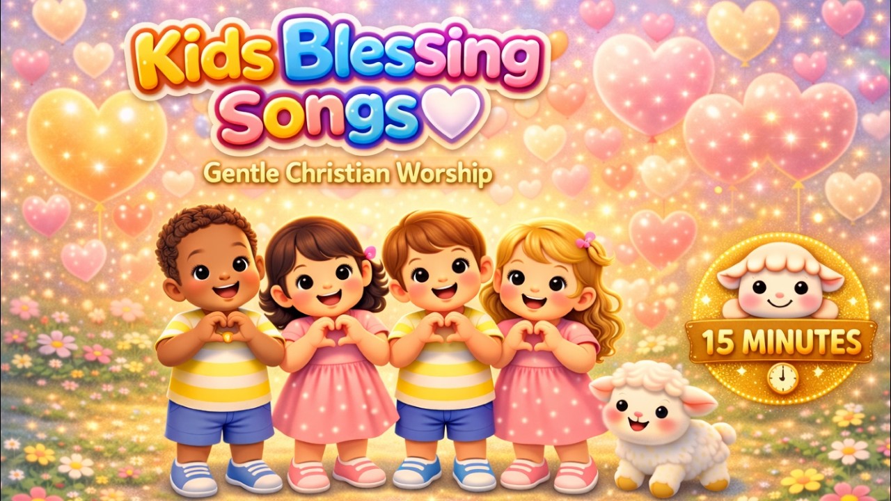 🌈 God Bless You and Keep You | Morning & Playtime Kids Blessing Song | Gentle Christian Worship💖