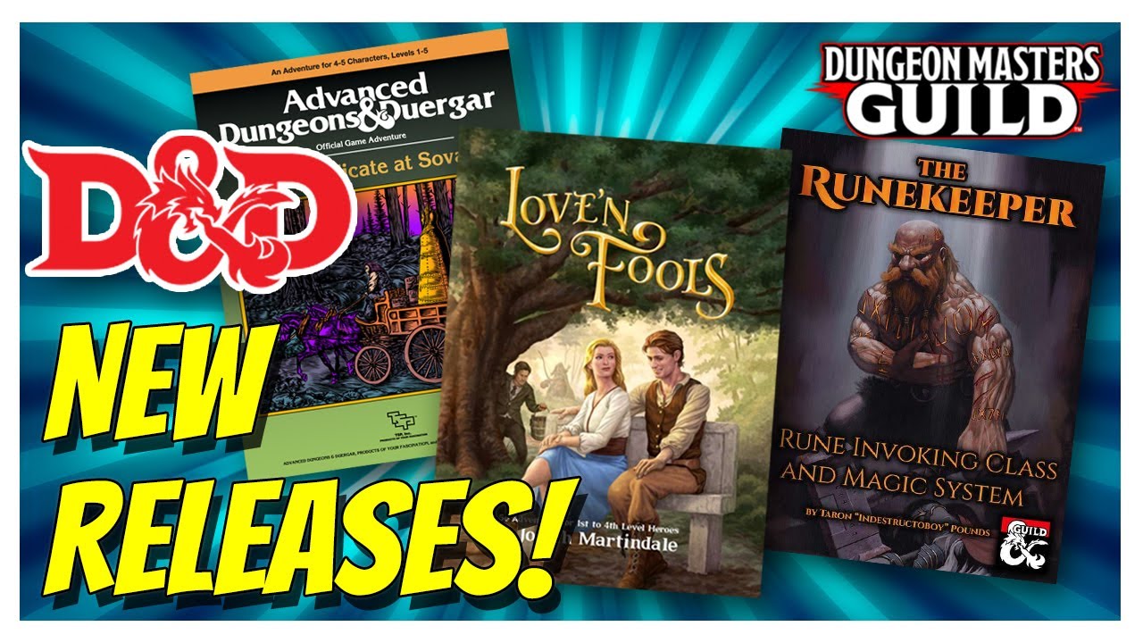 D&D New Releases ep. 41 Feb. 39, 2022 Dungeons & Dragons DM's Guild