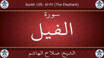 القرآن الكريم بصوت صلاح الهاشم - سورة الفيل