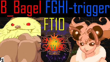 Vampire Savior - B_Bagel [Sasquatch] vs FGHI-trigger [Q-Bee] (Fightcade FT10)