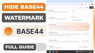 How To Hide Base44 Watermark (Step by Step) 2025