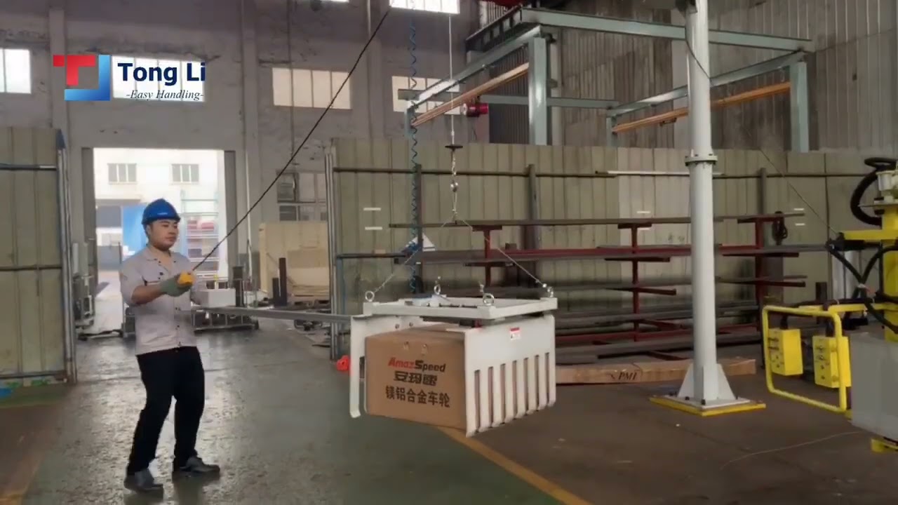 Cantilever fixture handling cartons