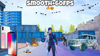 IPhone X 😍Smooth+60fps Gameplay in 2024🔥/ Pubg Test After 3.0 Update