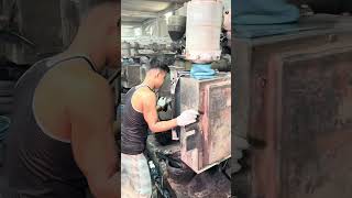 Plastic Drum Making Process Inside Factory.#shortsvideo