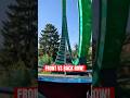Front vs Back Row on 1988 Classic Roller Coaster! 🤯 | Legendia POV #rollercoaster #thrillride