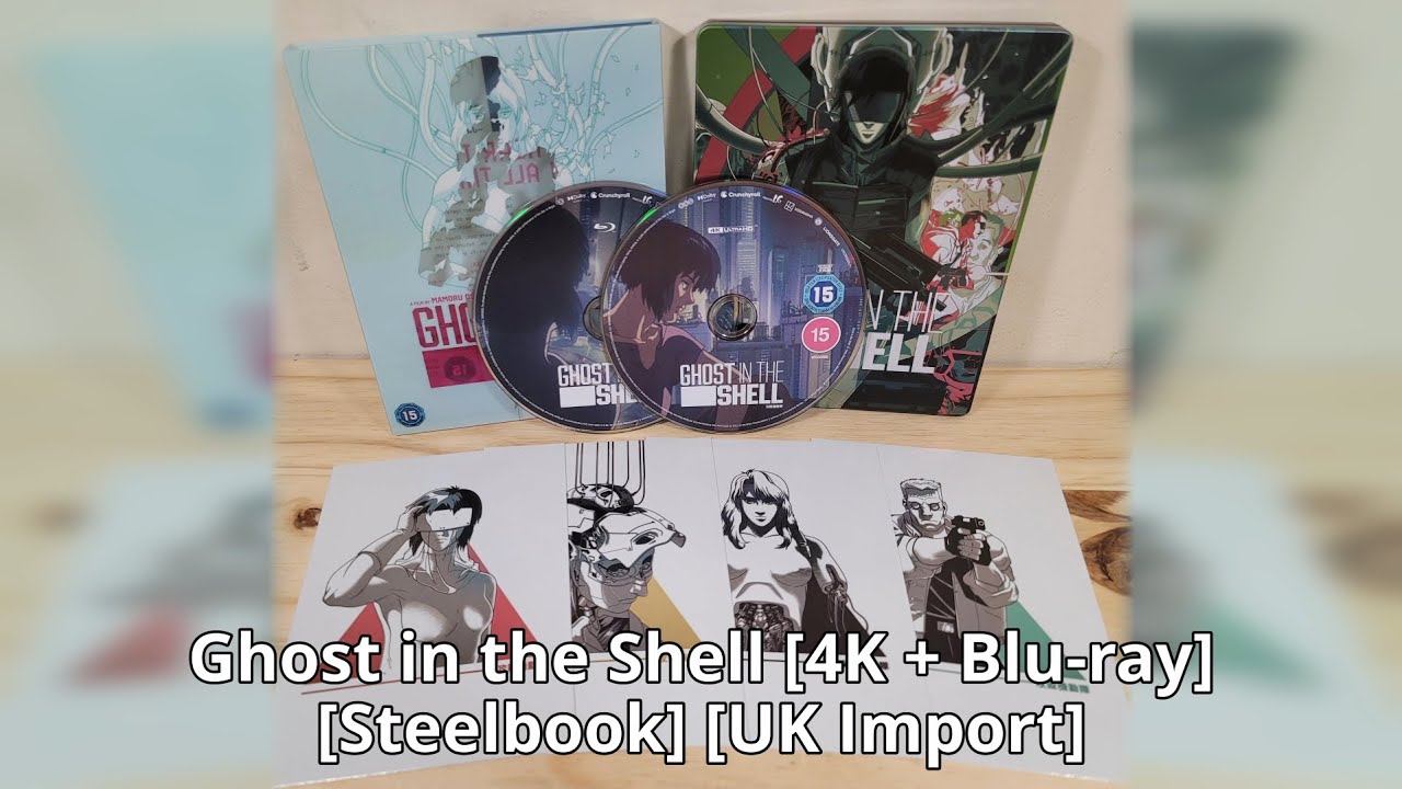Unboxing Ghost in the Shell [4K + Blu-ray][Steelbook] [UK Import