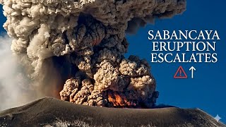 Sabancaya Volcano's Steady Increase Of Eruption/ Peru, America, Nazca, Indo-Pacific Ring Of Fire