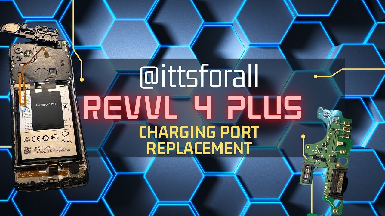 Coolpad Revvl Plus C3701A Micro USB Charging Port / Dock Connector Replacement