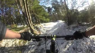 Snowy Ride in Änggårdsbergen + Ljungheden Runs