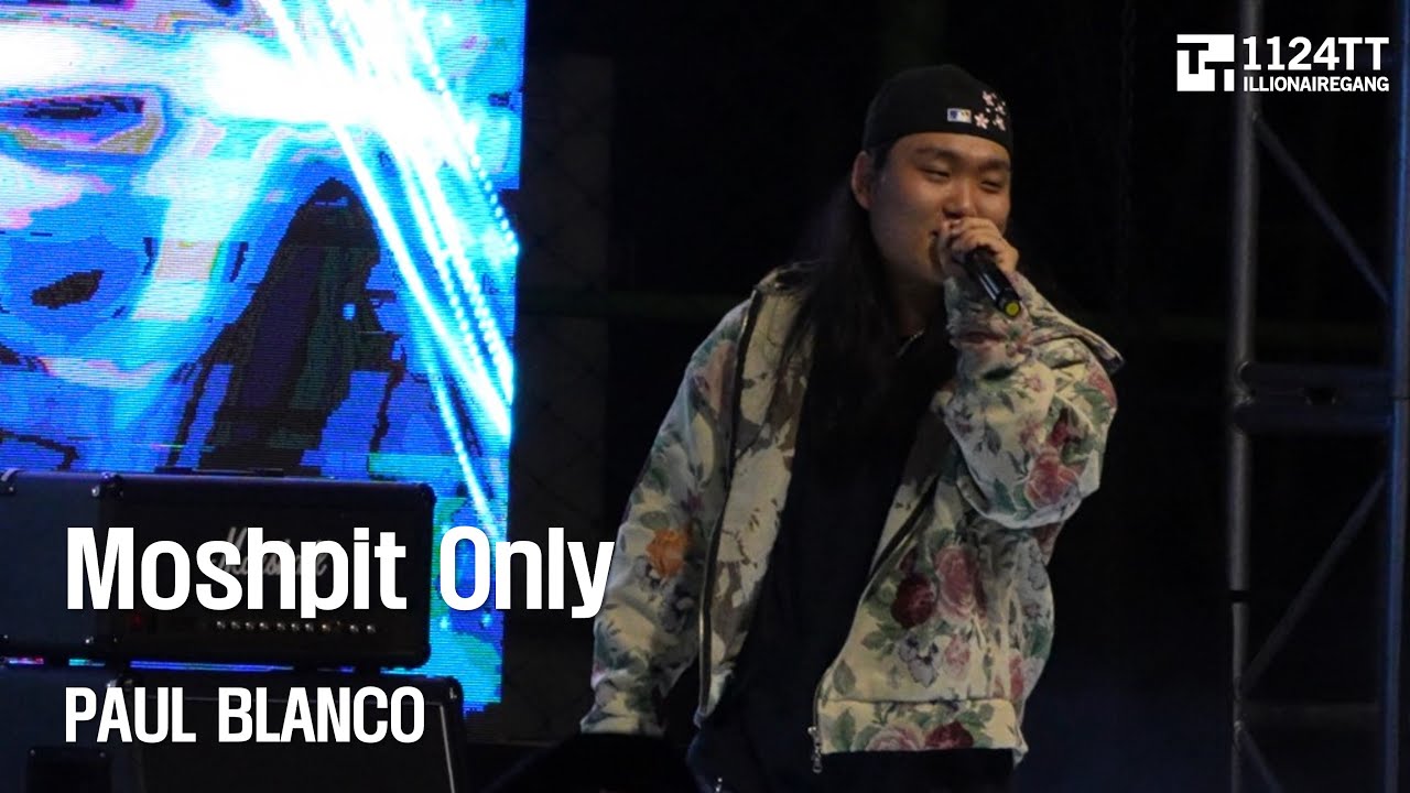 Paul Blanco Rapper 2024.09.26 Moshpit Only : PAUL BLANCO (인덕대학교) - YouTube