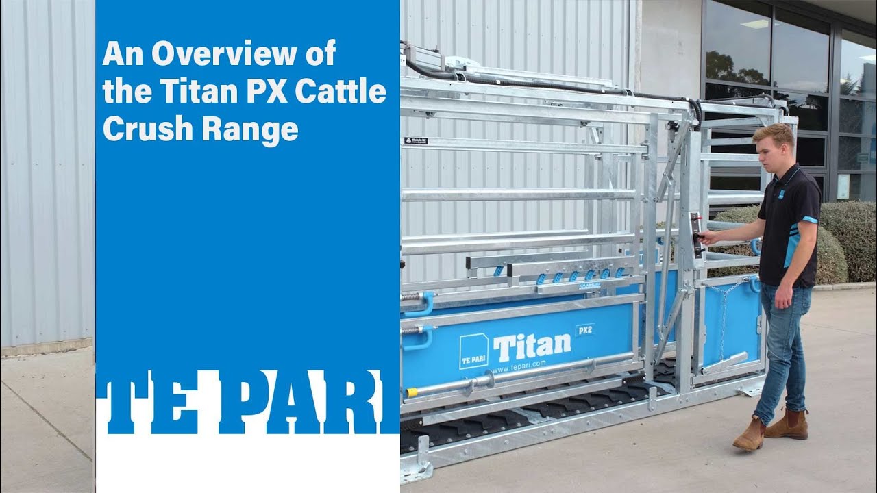 Pneumatic Cattle Crush | Titan PX Range Overview