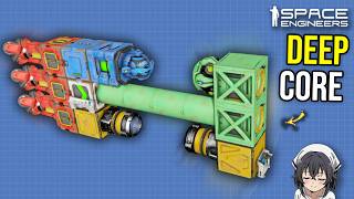 This Deep Core Mining Extractor Probe Shoots Rock Out, Space Engineers