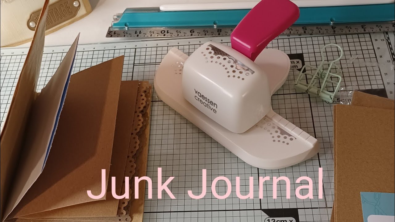 Tuto Junk journal vintage / la couverture facile / 100% ACTION